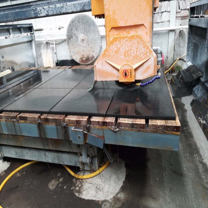 black granite stone