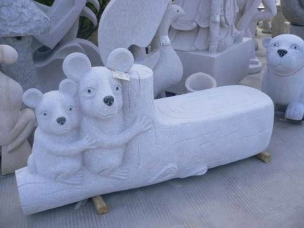 G682-animal Sculpture-stone Bench