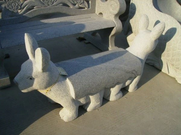 G682-animal Sculpture-stone Bench