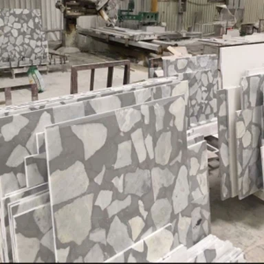 Серые плитки Терраццо