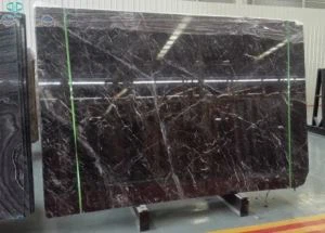 Итальянская черная мраморная плита