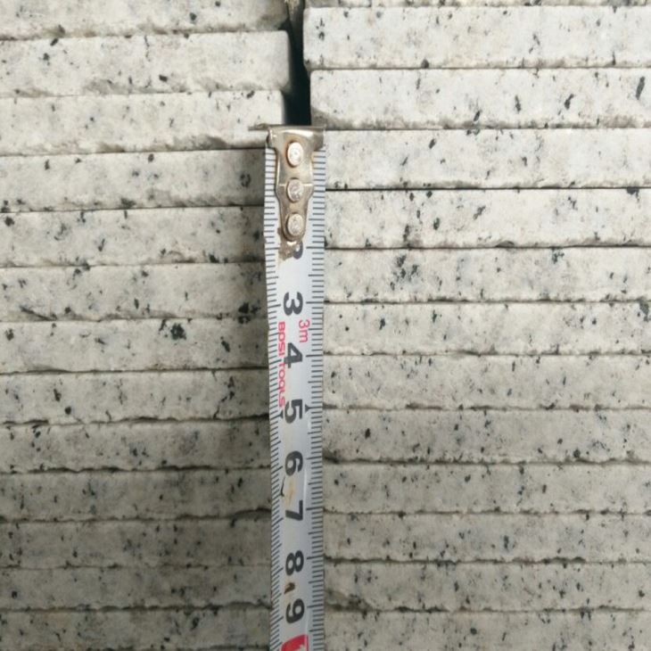 white pearl granite floor paver