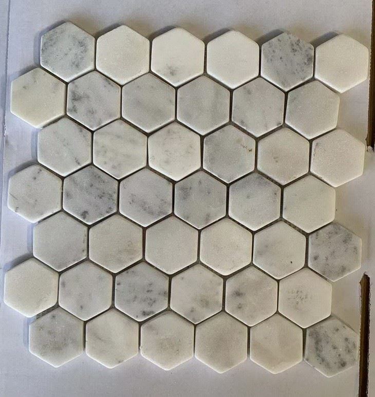 Basketwave Marble Mosaic Wall Tile