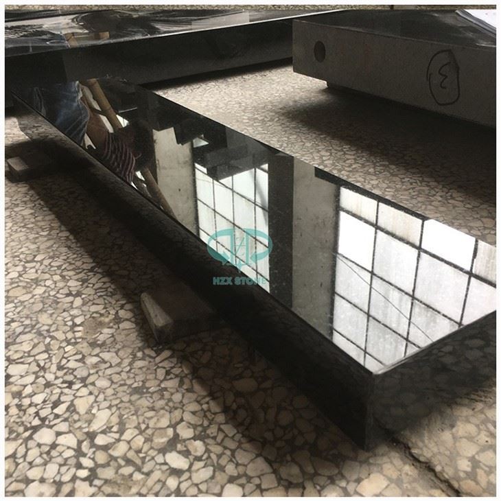 Shanxi Black Granite Gravestone Base Parts