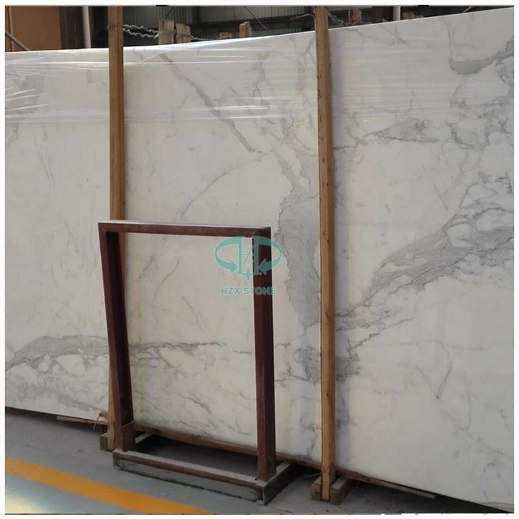 Calacatta White Marble Slabs For Wall Cladding Tiles