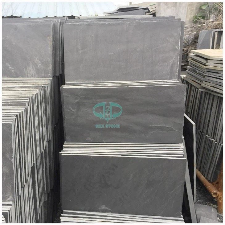 Dark Grey Slate Floor Tiles