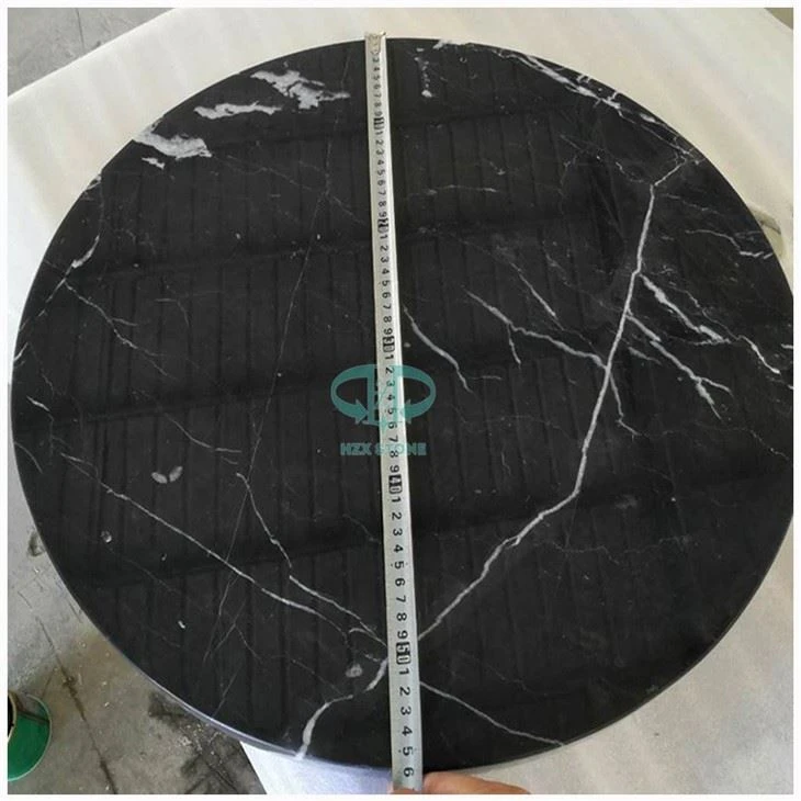 Nero Marquina Black Marble Table