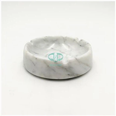 Пепельница из белого мрамора
