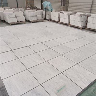 Белая мраморная плитка Biano Carrara