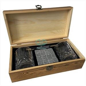 Виски Стеклянный Каменный Набор