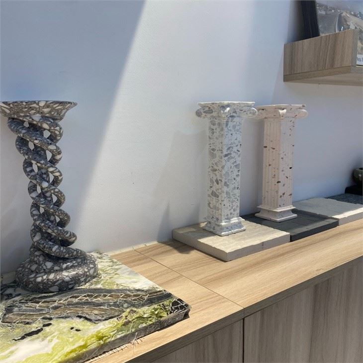 terrazzo column
