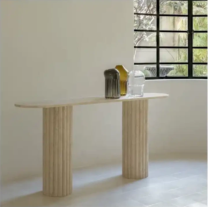 Travertine Table